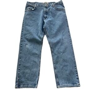 Wrangler  Authentic Jeans Men's Size 38x28 Denim Classic Blue.